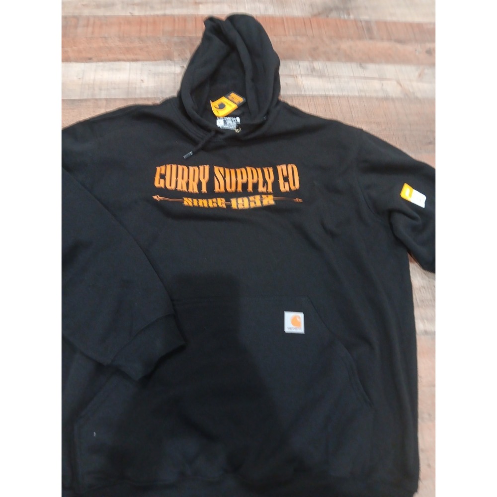 NWT Men's Loose Fit Midweight Carhartt Hoodie Sz XL Black 2763